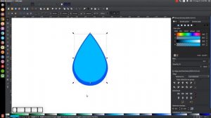 14. Inkscape for Beginners Simple Water Drop Icon