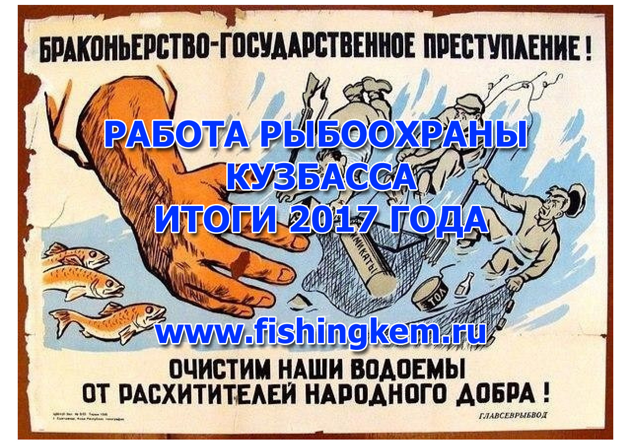 Работа Рыбоохраны Кузбасса. Итоги 2017 года