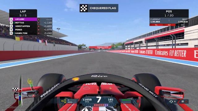 [4K] F1 2021 - (FERRARI) France Grand Prix Gameplay (PS5) @ ᵁᴴᴰ 60ᶠᵖˢ ✔