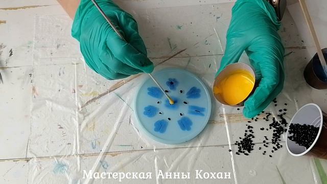 ?Фантазийный цветок эпоксидной смолой Eliqua ?