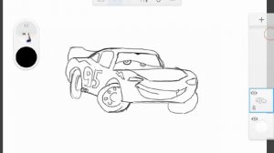 Как нарисовать молнию Маквин