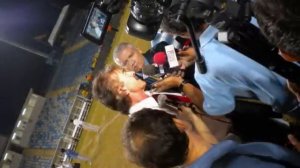 Ricardo Antonio La Volpe después de su 1er juego al frente de Costa Rica