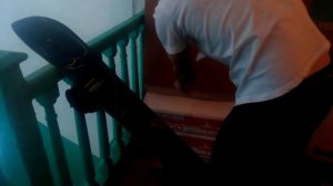 Снимаю парафин со сноуборда. Готовимся к Шерегешу.