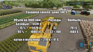 Что выгоднее выращивать в Farming Simulator 22? | подробный разбор