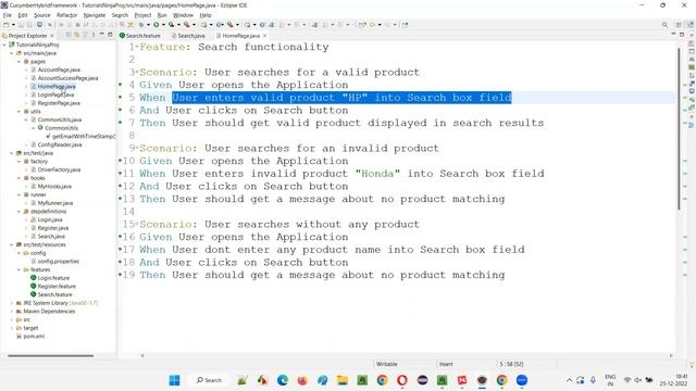Learn Cucumber Hybrid Framework using Selenium 4 Java in 8 hours