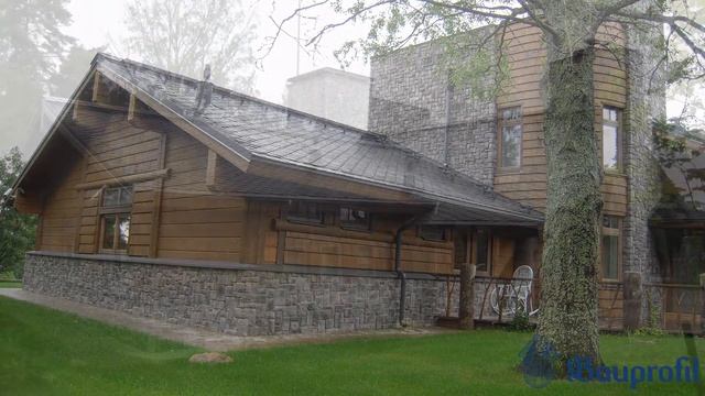 ООО "БауПрофиль". Наши работы. Сланцевая кровля. Сланец Theis-Boger. смотреть онлайн