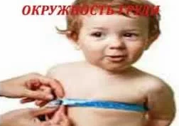 Антропометрические измерения у детей окружности головы,груди, роста и веса