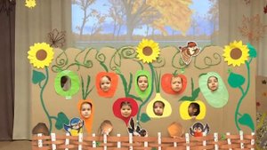 Сценка "Веселый огород"