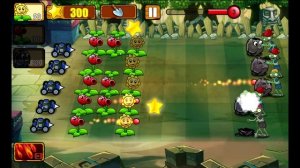 Angry Plants (Растения против Зомби / PLANTS VS ZOMBIES) игра прохождение 3 уровень