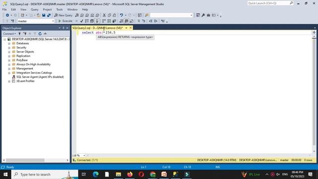 Mathematical Function In MS SQL Server Part-I
