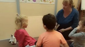 Групповое занятие со слабослышащими детьми. Математика.