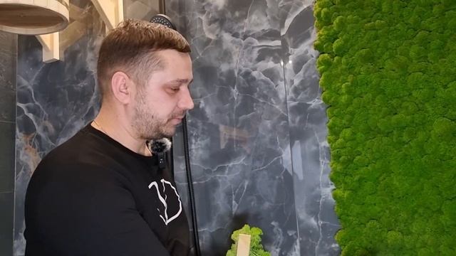 Мох. Элемент дизайна и декора в мокрой зоне бани.