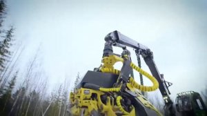 Обзор колесного харвестера John Deere 1270G