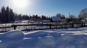 Экскурсия по зимнему Каначаку. Турочакский район. Январь.