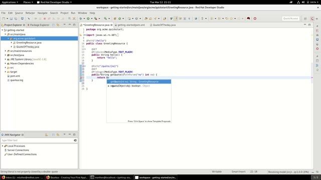 Basic Quarkus demo смотреть онлайн