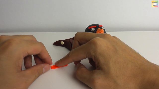 play doh angry birds epic bomb - how to make with playdoh смотреть онлайн
