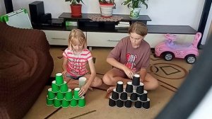 Челлендж Стаканчики