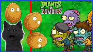 Супер Кот и Растения против зомби #13 МИНИ ИГРА БОУЛИНГ ОРЕХАМИ ? Plants vs Zombies #671