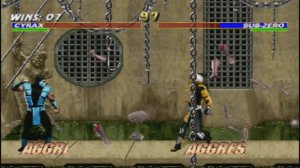 Mortal Kombat Trilogy (PS1) Cyrax - Very Hard - No Continues
