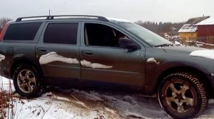 volvo xc70 диагональное вывешивание