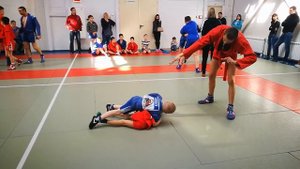 Открытый ковёр СК"Витязь" Алексеев Матвей. Самбо дети