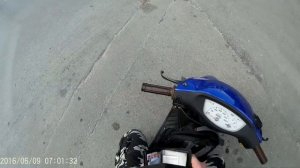 ДПС Туапсе проверка документов на скутере