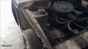 Херсон. Реставрация Фиат 131 Мирафиори/ Fiat 131Mirafiori 1979 года. Ретро автомобиль.