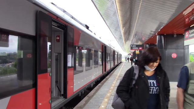 Электропоезд ЭС2Г-117 Ласточка платформа Курьяново смотреть онлайн