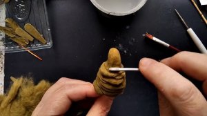 Семь способов изготовления елок из ваты -  2 часть