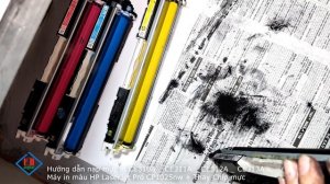 How to Refill Cartridges of HP Laser color Printer, Hướng dẫn nạp mực màu HP LaserJet Pro CP1025nw