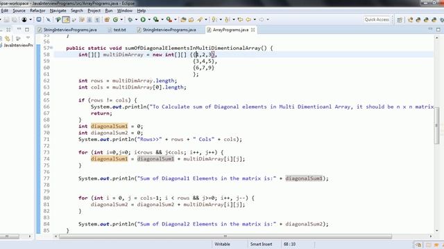 Array Programs in Java For Interviews. смотреть онлайн