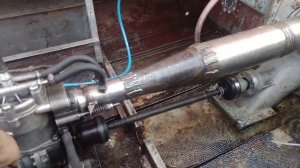 Казанка водомет. горизонтальный вихрь 30. первый запуск в лодке.