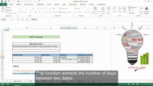 DATE AND TIME FORMULA IN MICROSOFT EXCEL(DATE,DAY,DAYS,EDATE & EOMONTH)