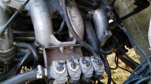 При переходе на газ работают только два цилиндра.