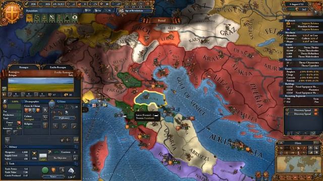 Europa Universalis IV -[Byzantská Říše] 18.díl -Trojí dělení papežského státu смотреть онлайн