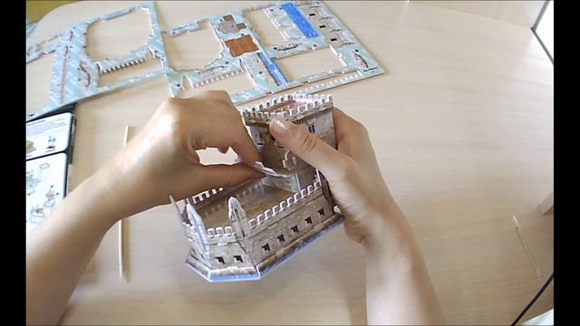 Как собирать пазлы? Собираем Ласточкино Гнездо/3д пазлы достопримечательности/Крым/Архитектура смотреть онлайн