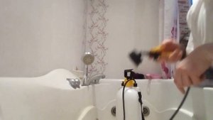 Походный душ из обычного опрыскивателя.