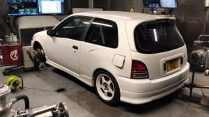 460Bhp 1.3L Toyota Starlet Glanza V Dyno Run! BorgWarner EFR 1.8 Bar
