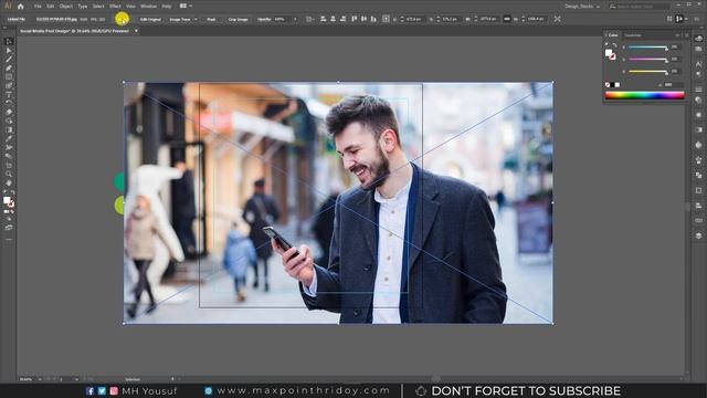 Social Media Post Design Bangla Tutorial | How to Make Instagram Post In Illustrator Tutorial | #MH смотреть онлайн