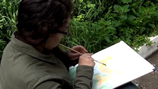 Студия "ЗОЛОТАЯ КИСТЬ" рисунок, живопись, дизайн, керамика г. Уссурийск. Пленэр июнь 2018. смотреть онлайн