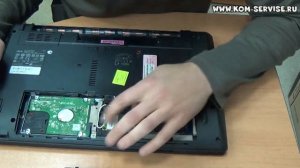 Инструкция по замене памяти, жесткого диска, WI-FI и DVD RW ноутбука Acer 5742.
