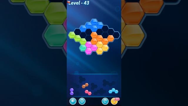 BLOCK! Hexa Puzzle! Hero Level 43 (Premium) - Lösung Solution Walkthrough