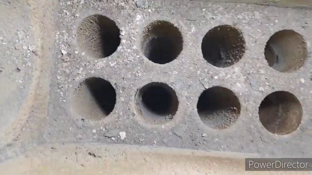 Чистка теплообменника шахтного котла/трубчатый теплообменник/деготь в теплообменнике