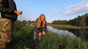 Хорошая рыбалка с женой летом