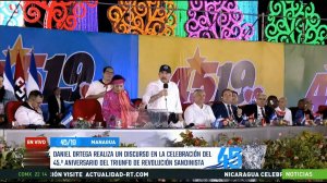 Daniel Ortega celebra el 45 º aniversario de la Revolución Sandinista (20.07.2024)