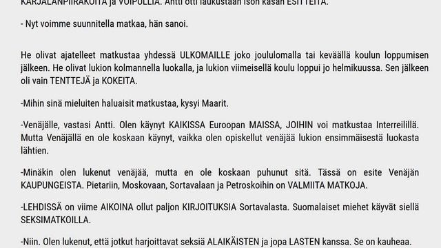 ЧИТАЕМ ПО-ФИНСКИ. MAARITIN VIRHE. OSA 4. смотреть онлайн