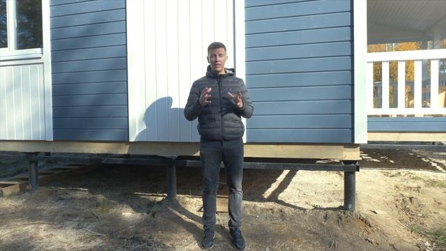 Каркасный дом по индивидуальному проекту. СК Домострой