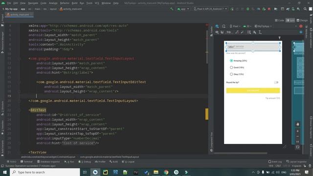 Learn Kotlin in a simple way for beginners | With example | 2020 | Part 11 - User Interface
