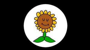 За тобой цветы, но это анимация