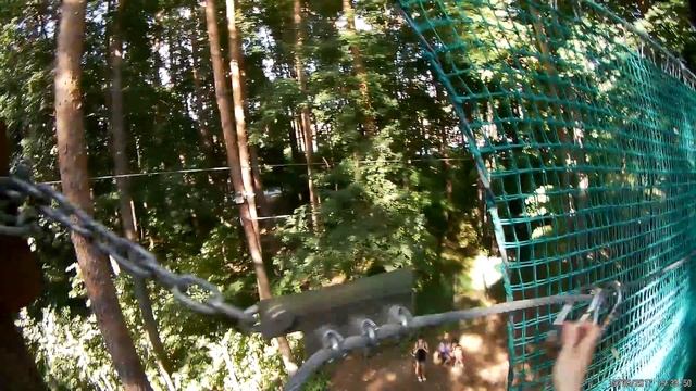 Воронежский бобровый заповедник. Веревочный городок маршрут "экстрим" смотреть онлайн